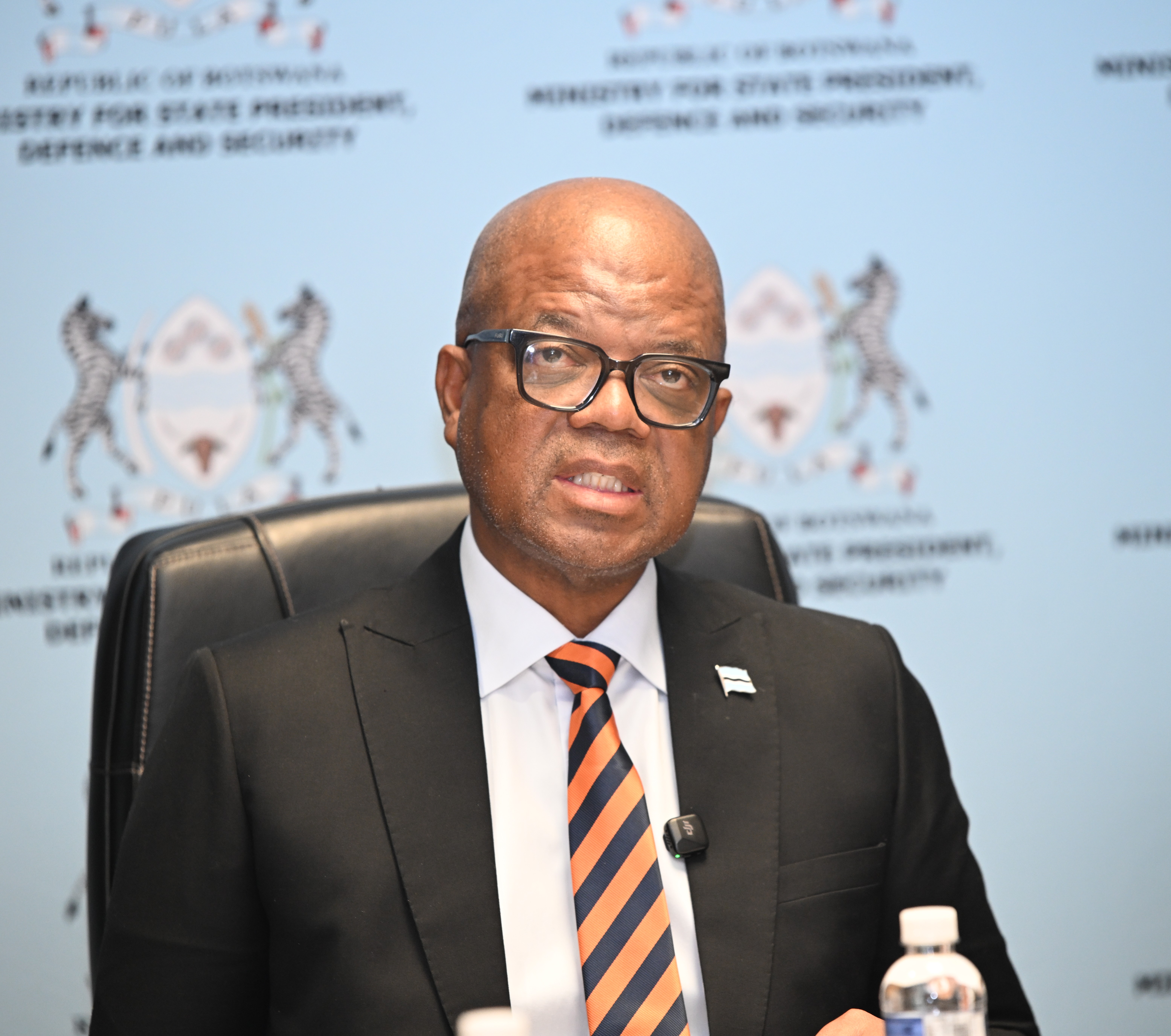 Minister for State President, Defence and Security - Hon. Moeti C. Mohwasa