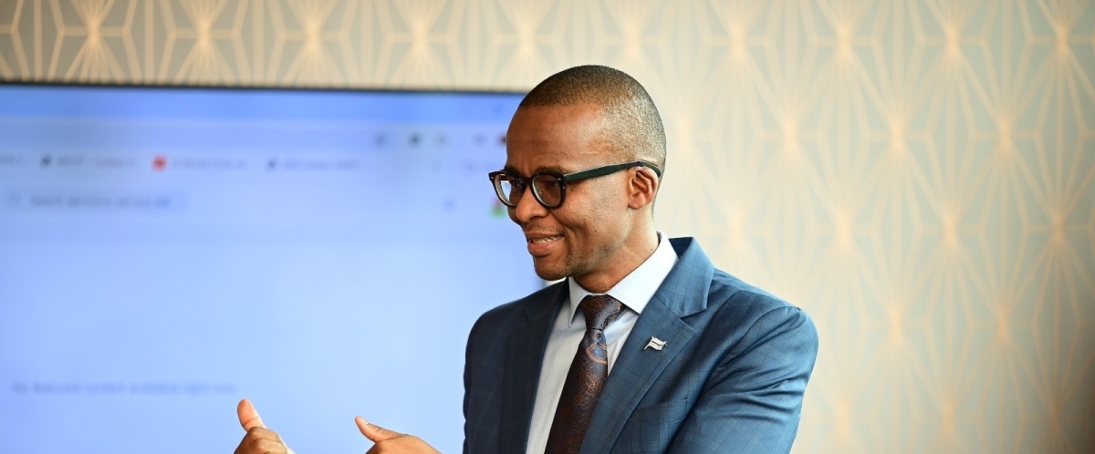 The Vice President, Ndaba Gaolathe