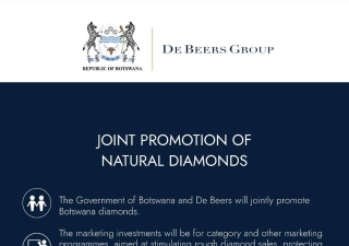 Joint promotion of natural diamonds