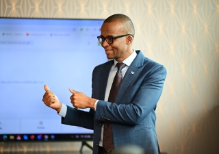 The Vice President, Ndaba Gaolathe