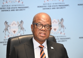 Minister for State President, Defence and Security - Hon. Moeti C. Mohwasa